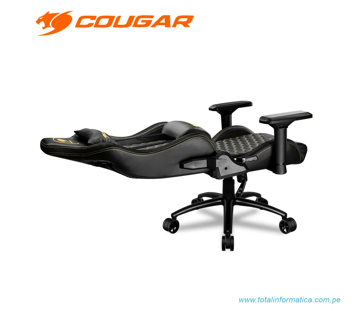 SILLÓN GAMER COUGAR OUTRIDER S CGR-OUTRIDER S-RY: COMODIDAD CON CUERO PVC Y ACERO ROYAL (3MOURNXB.0001) - imagen 3