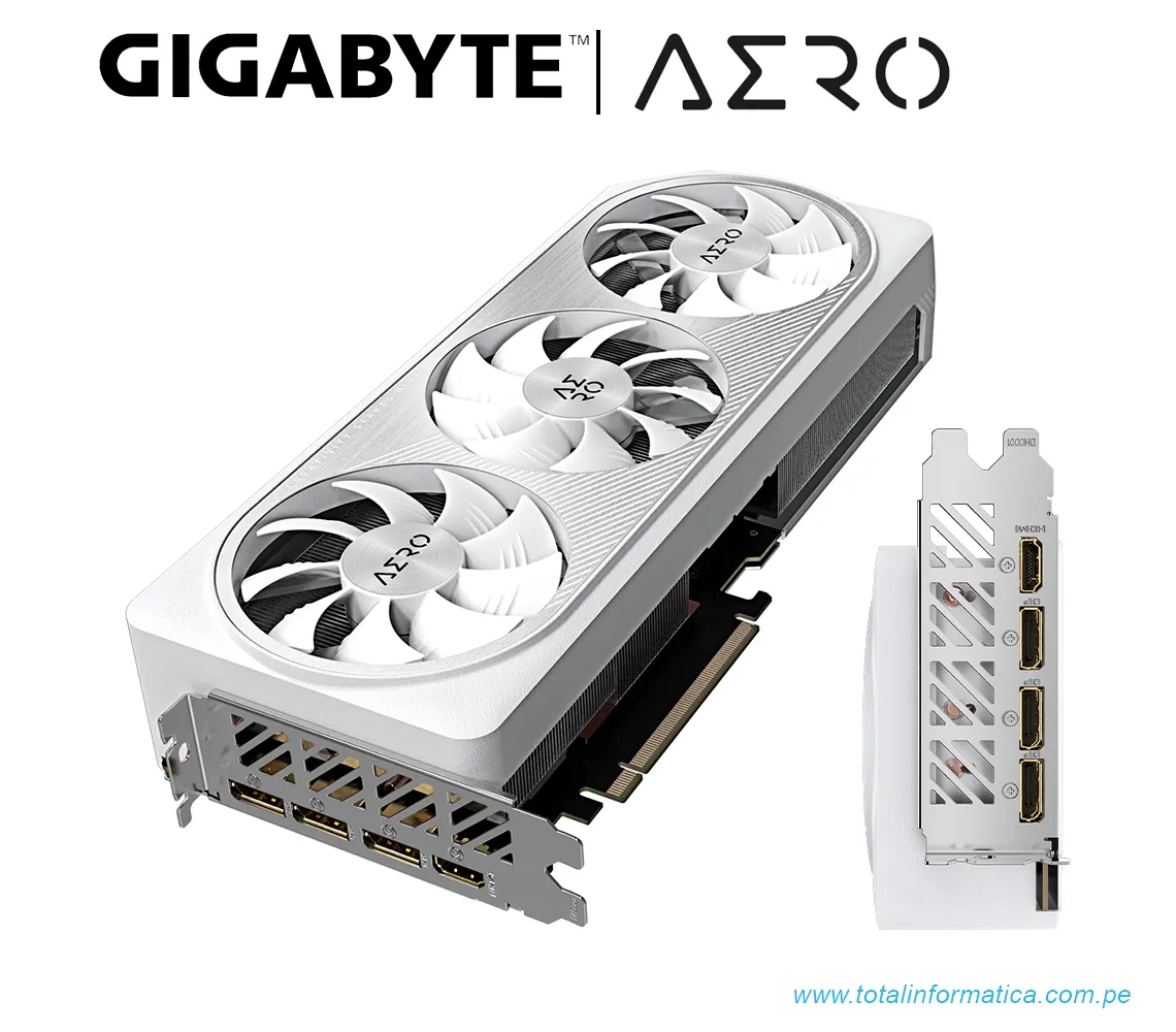TARJETA GRAFICA GIGABYTE RTX 4070 TI SUPER AERO OC 16G, 16GB GDDR6X, PCI-E 4.0(GV-N407TSAERO OC-16GD) - imagen 3