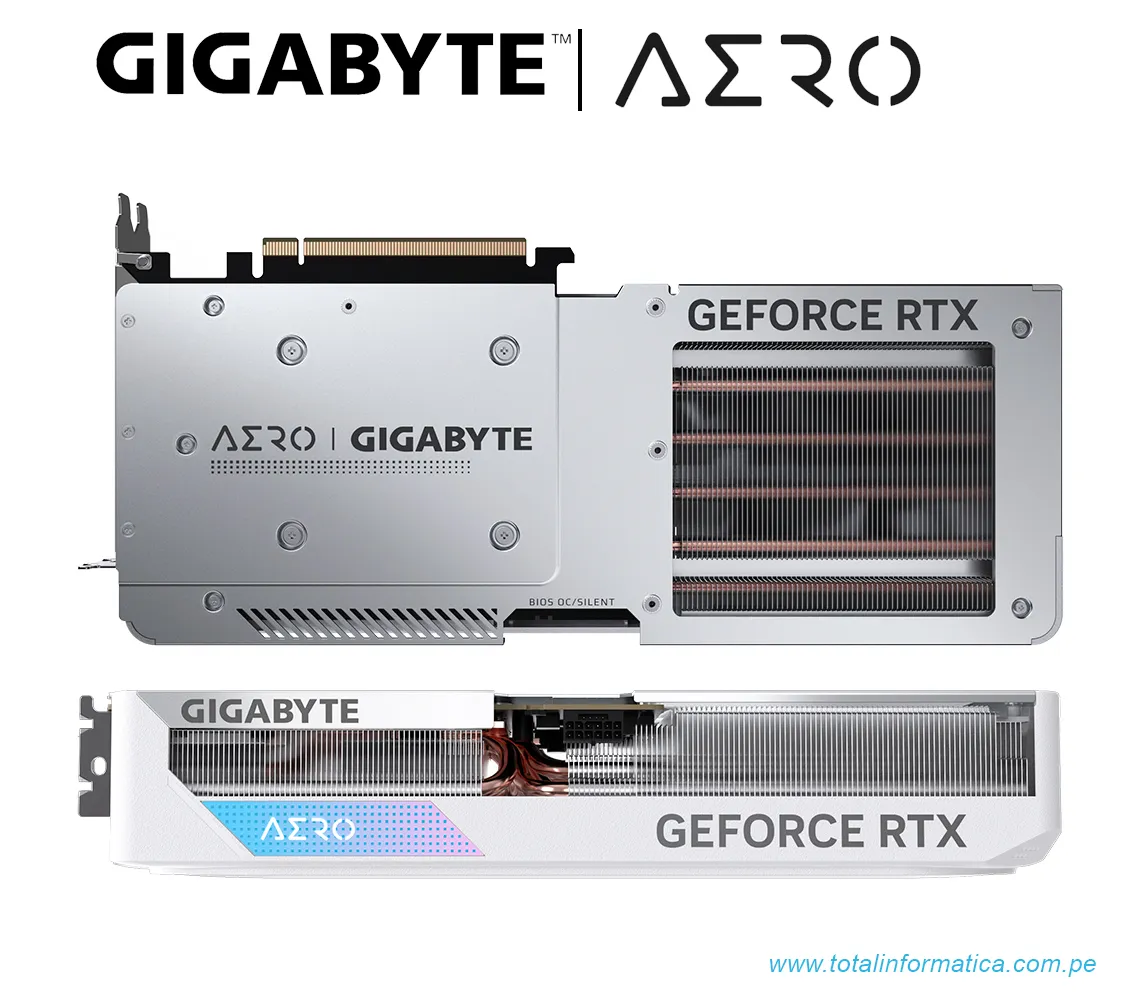TARJETA GRAFICA GIGABYTE RTX 4070 TI SUPER AERO OC 16G, 16GB GDDR6X, PCI-E 4.0(GV-N407TSAERO OC-16GD) - imagen 4