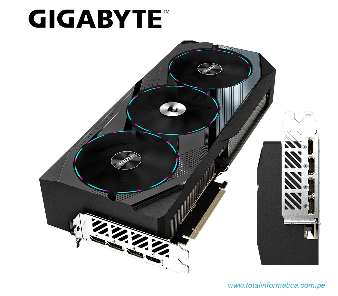 TARJETA GRAFICA GIGABYTE  AORUS RTX 4070 TI SUPER MASTER 16G, 16GB GDDR6X, PCI-E 4.0(GV-N407TSAORUS M-16GD) - imagen 2