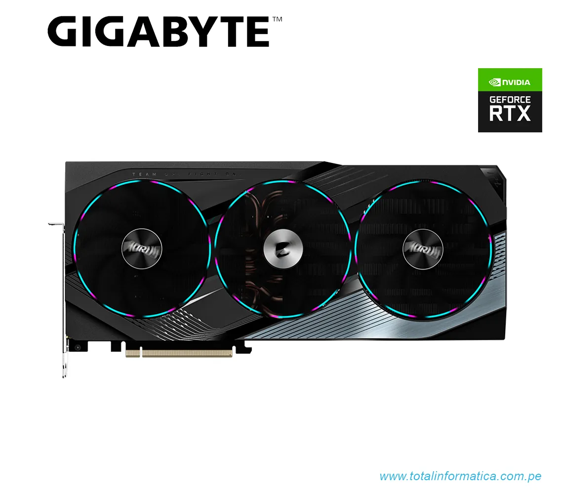 TARJETA GRAFICA GIGABYTE  AORUS RTX 4070 TI SUPER MASTER 16G, 16GB GDDR6X, PCI-E 4.0(GV-N407TSAORUS M-16GD) - imagen 1
