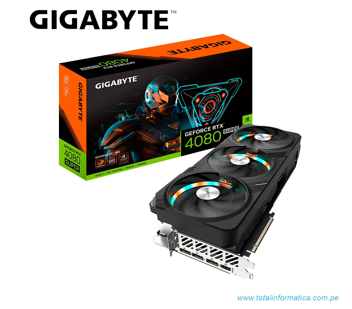 TARJETA GRAFICA GIGABYTE RTX 4080 SUPER GAMING OC 16G, 16GB GDDR6X, PCI-E 4.0(GV-N408SGAMING OC-16GD) - imagen 4