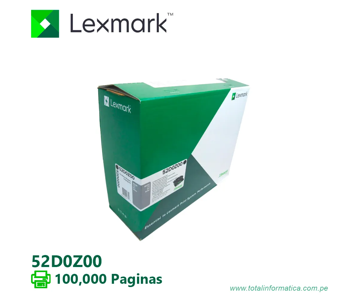 UNIDAD DE IMAGEN LEXMARK 520Z ( 52D0Z00 ) PARA MX812DXE - imagen 1