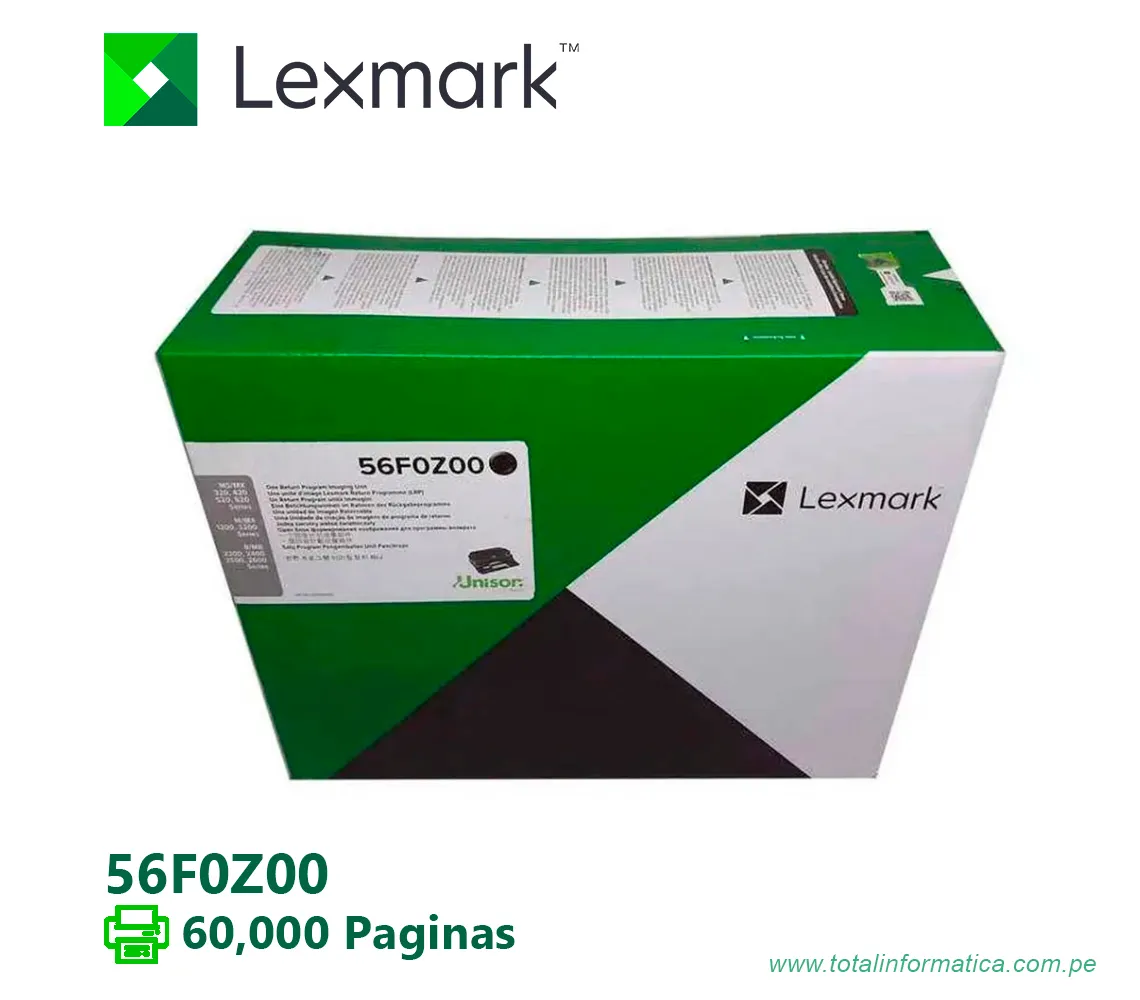 FOTOCONDUCTOR LEXMARK ( 56F0Z00 ) MS321, MX622 - imagen 2