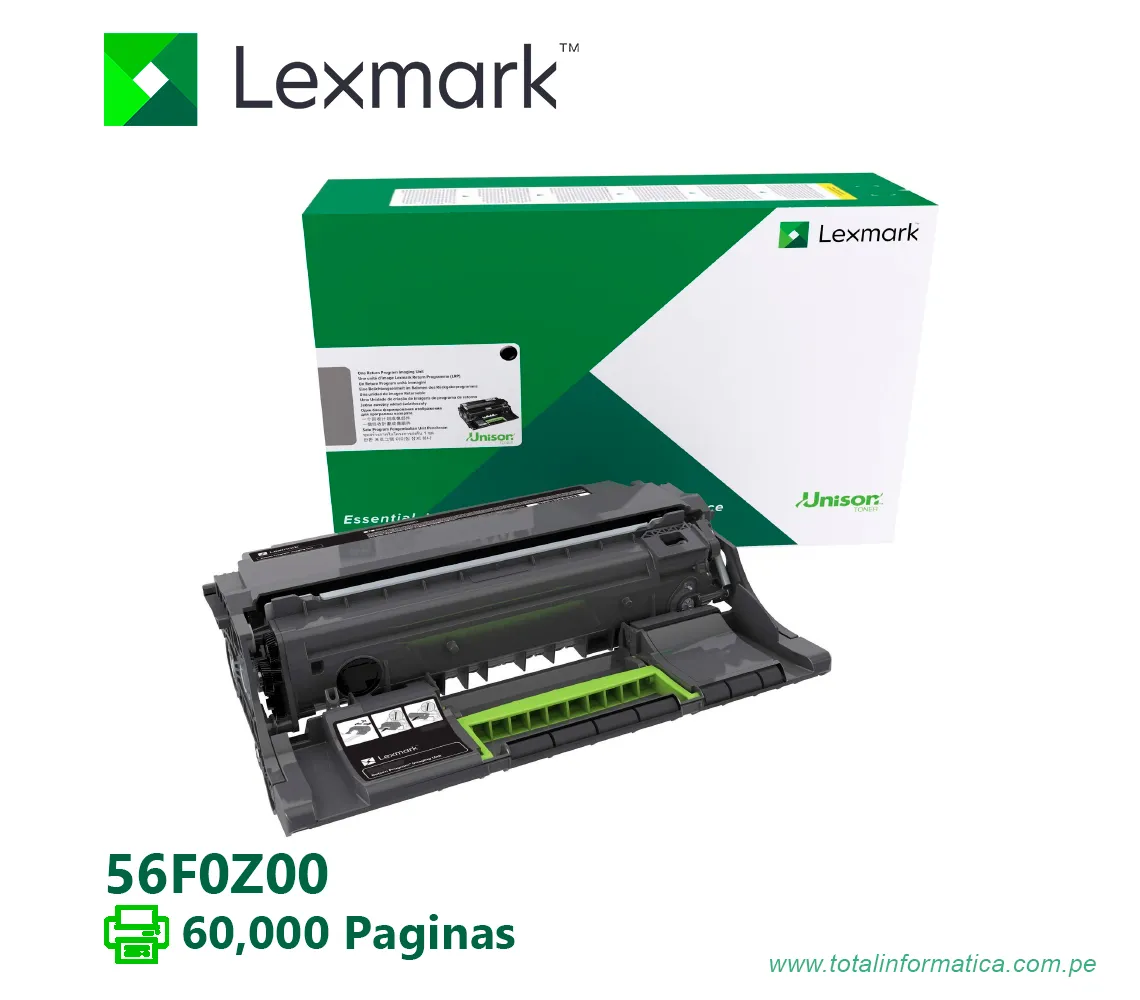 FOTOCONDUCTOR LEXMARK ( 56F0Z00 ) MS321, MX622 - imagen 1