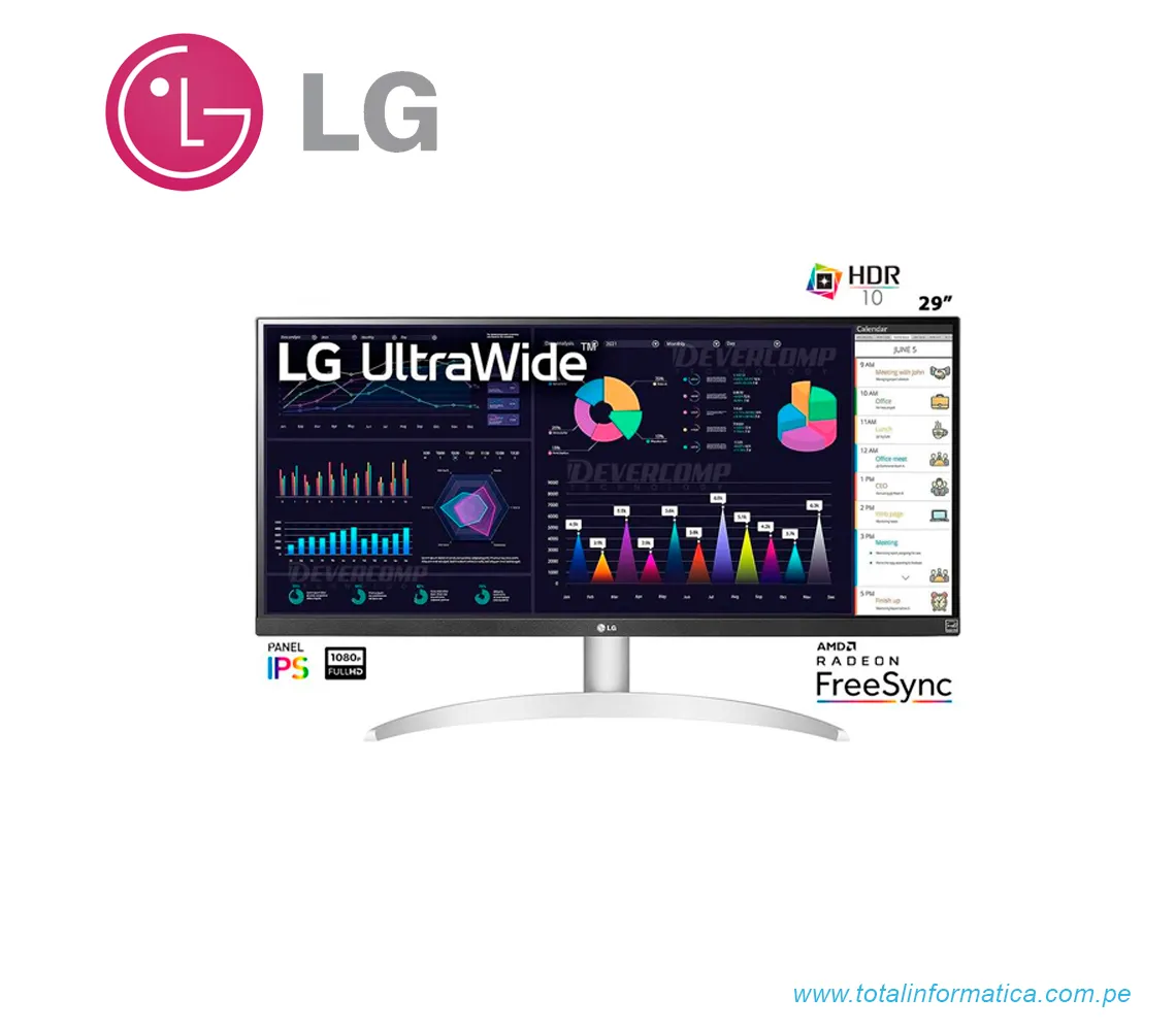 MONITOR GAMING LCD LG ULTRAWIDE 29WQ600-W 29" - imagen 1