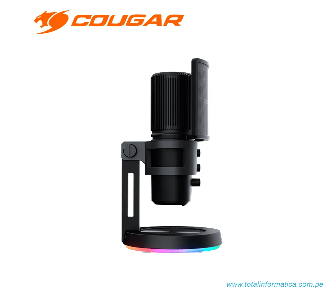 MICRÓFONO COUGAR SCREAMER-X: USB - CABLE 3M - RGB (3H500MK3B.0001) - imagen 3