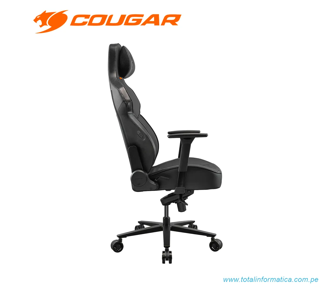 SILLA GAMER COUGAR NXSYS AERO: RECLINABLE, ALTURA AJUSTABLE, SOPORTA HASTA 160KG, CON VENTILADOR RGB INTEGRADO, COLOR NEGRO (3MARPBLB.0001) - imagen 3