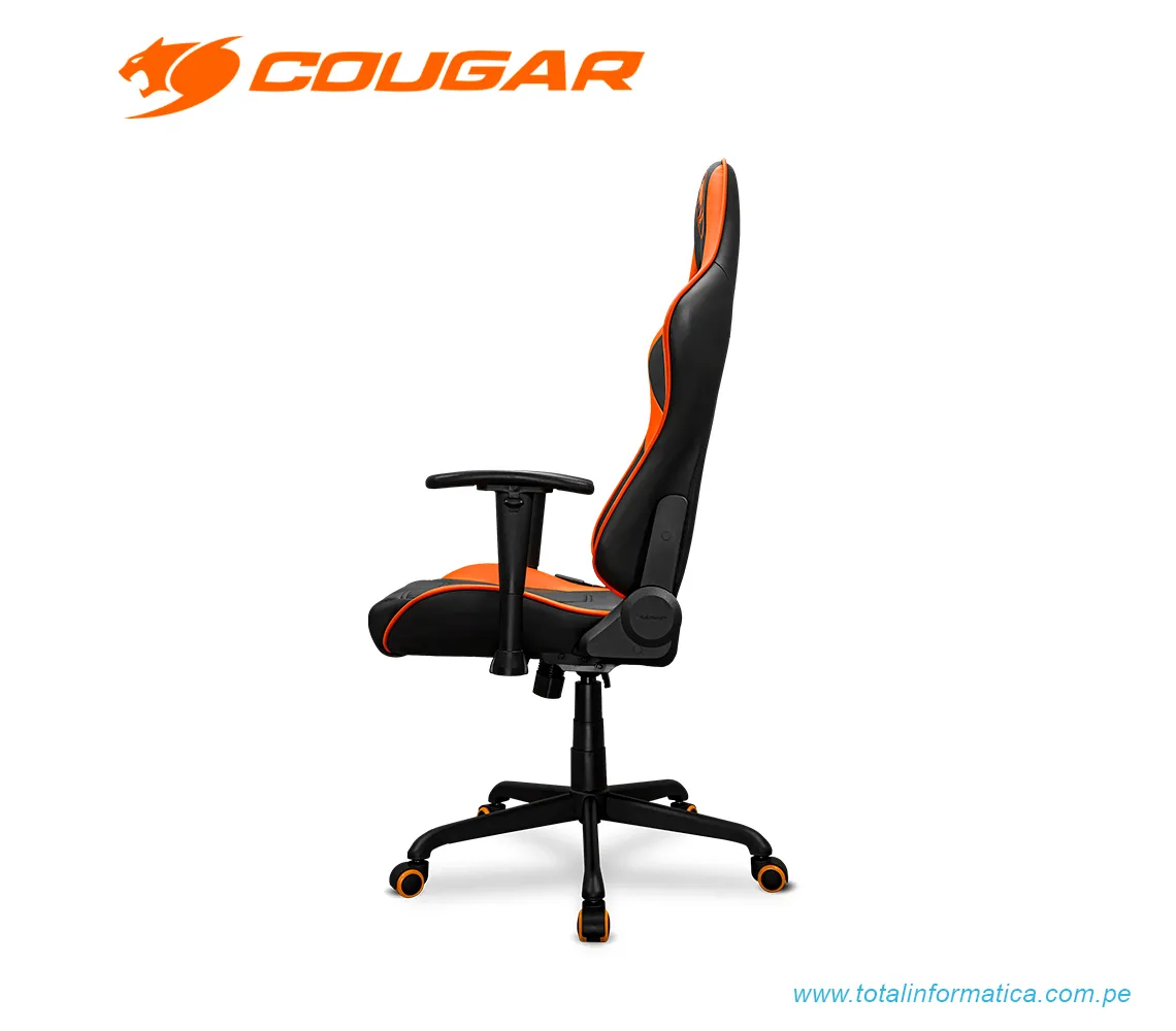 SILLA GAMER COUGAR ARMOR ELITE: SOPORTA HASTA 120 KG. COLOR NEGRO/NARANJA (3MELIORB.0001) - imagen 3