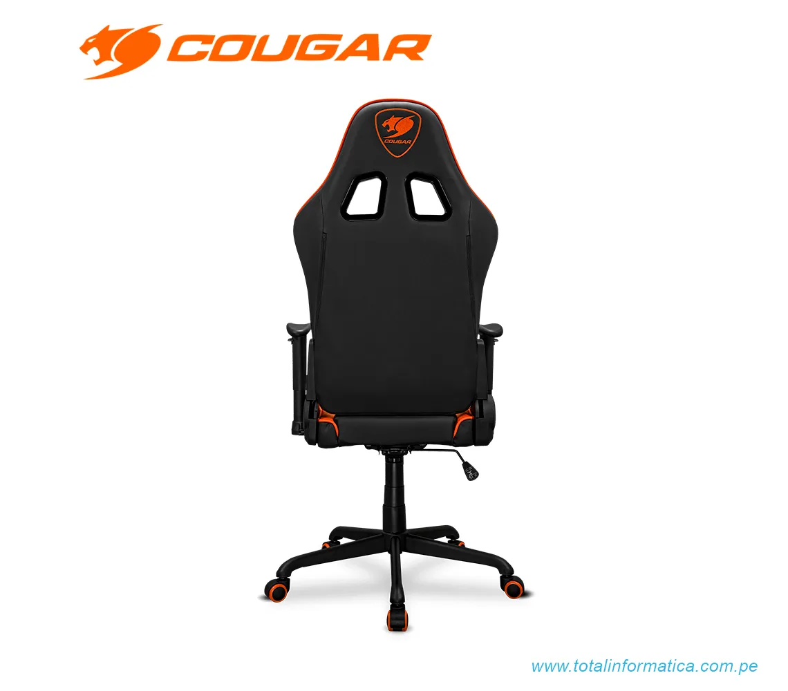SILLA GAMER COUGAR ARMOR ELITE: SOPORTA HASTA 120 KG. COLOR NEGRO/NARANJA (3MELIORB.0001) - imagen 5