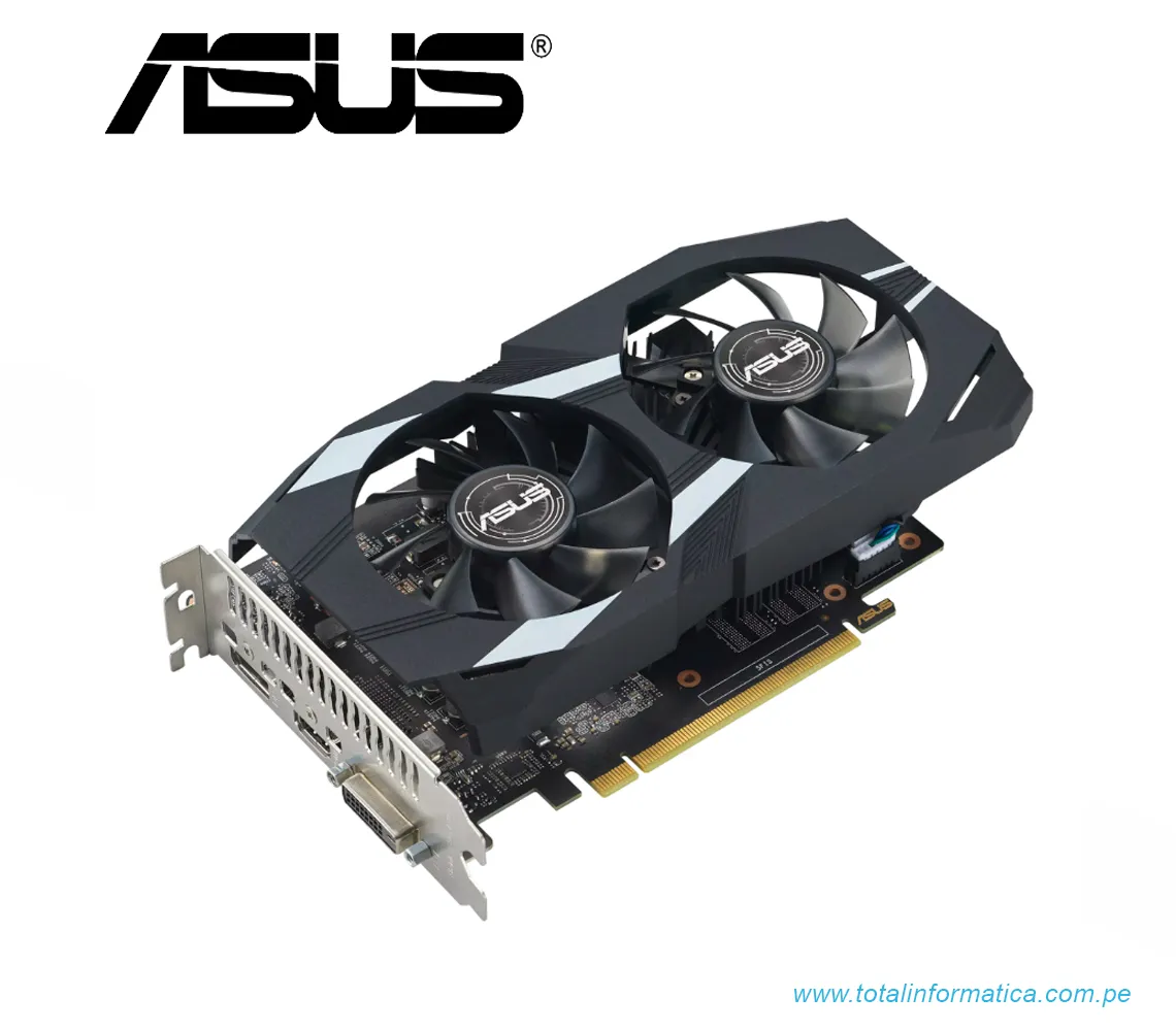 TARJETA GRAFICA ASUS DUAL GTX 1650 P EVO, 4GB GDDR6, PCI-E 3.0 - imagen 2