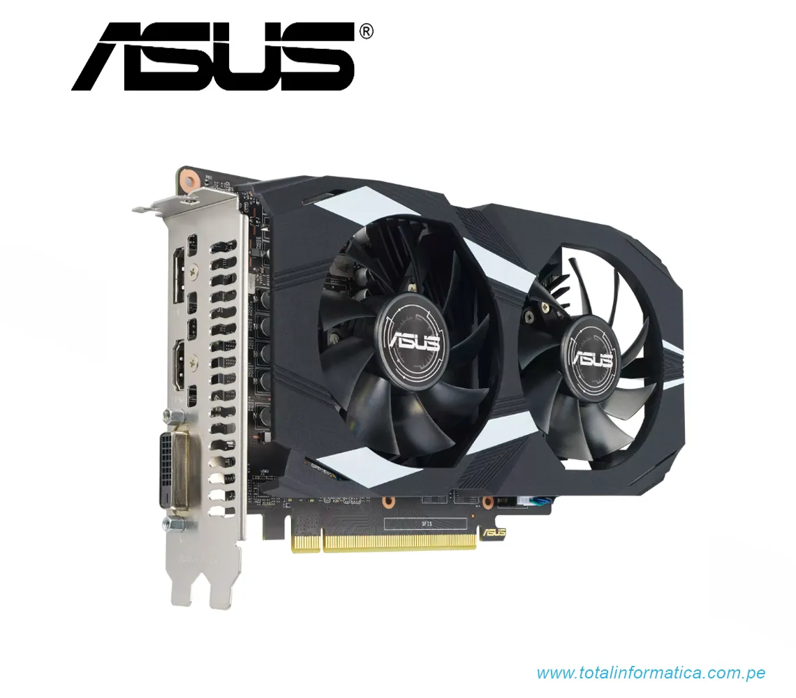 TARJETA GRAFICA ASUS DUAL GTX 1650 P EVO, 4GB GDDR6, PCI-E 3.0 - imagen 3