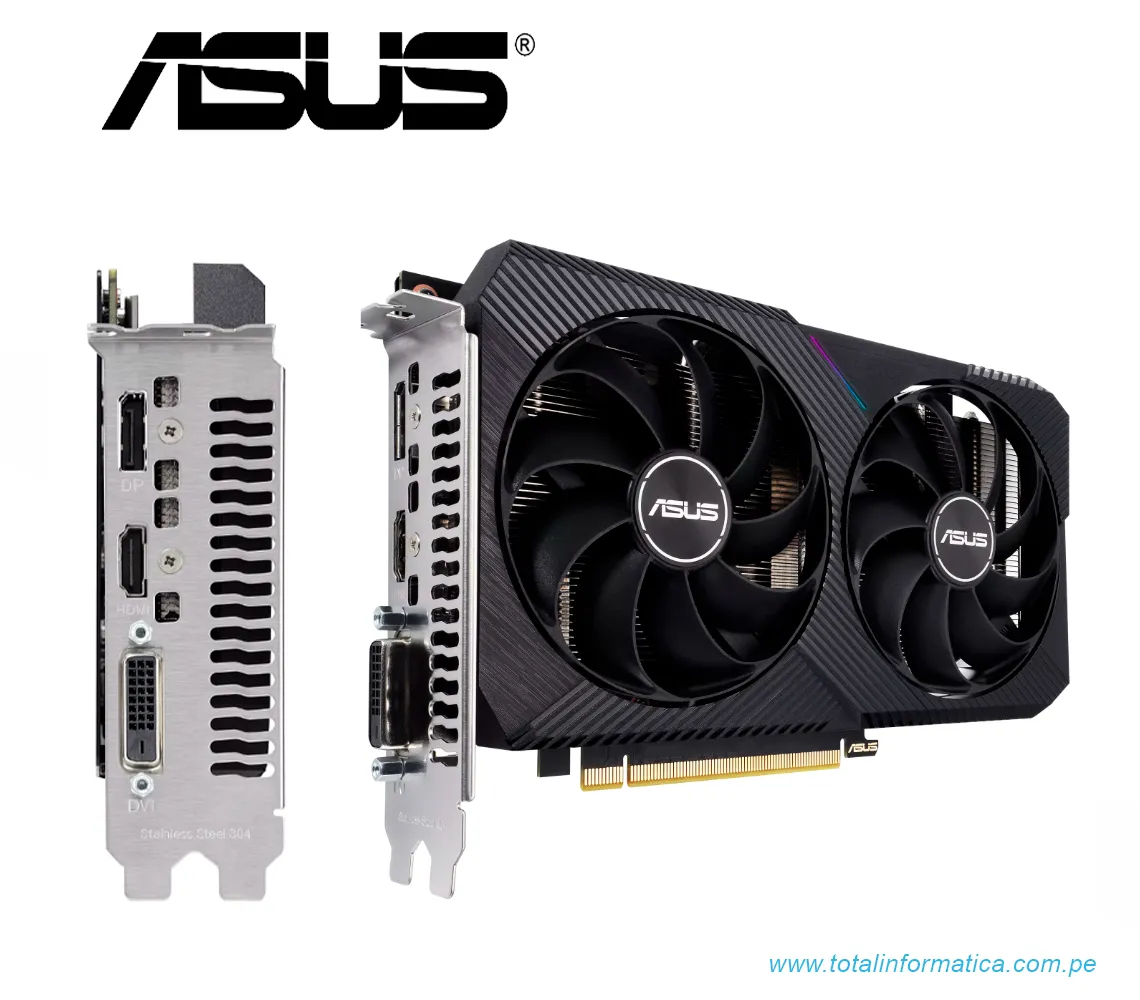 TARJETA GRAFICA ASUS DUAL RTX 3050 V2 OC EDITION, 8GB GDDR6, PCI-E 4.0(DUAL-RTX3050-O8G-V2) - imagen 5