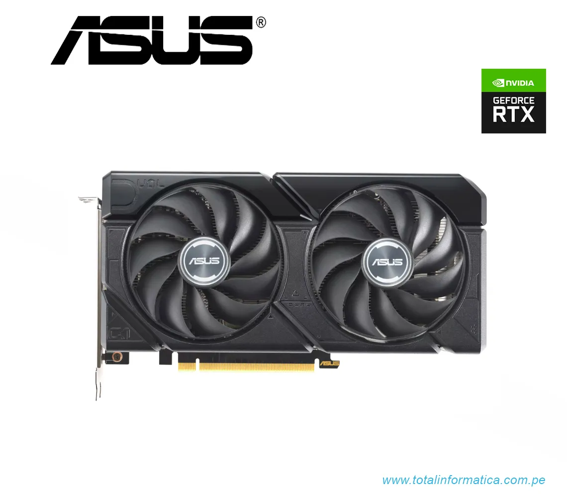 TARJETA GRAFICA ASUS DUAL RTX 4060 EVO OC EDITION, 8GB GDDR6, PCI-E 4.0(DUAL-RTX4060-O8G-EVO) - imagen 1