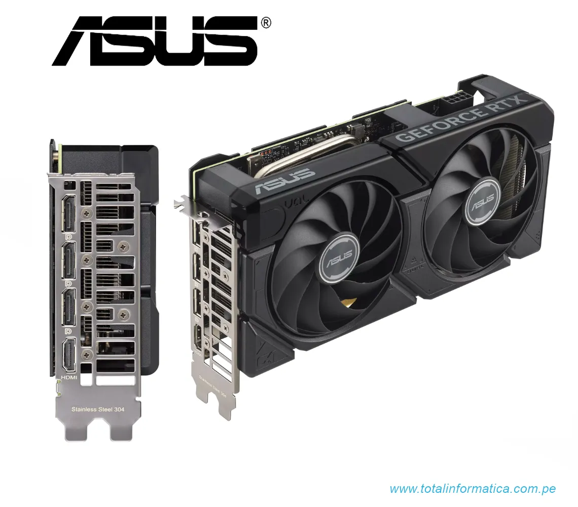 TARJETA GRAFICA ASUS DUAL RTX 4060 TI EVO, 8GB GDDR6, PCI-E 4.0(DUAL-RTX4060TI-O8G-EVO) - imagen 2