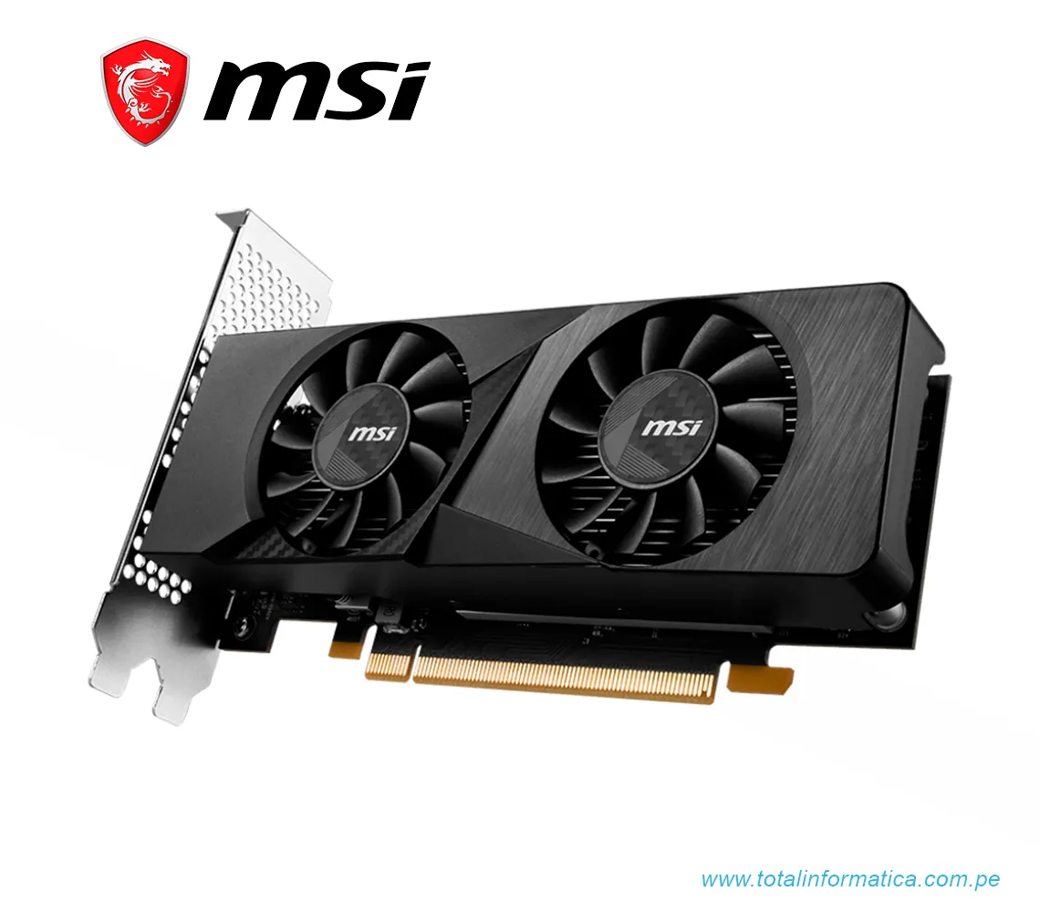 TARJETA GRAFICA MSI RTX 3050 LP 6G OC, 6GB GDRR6, PCI-E 4.0(GEFORCE RTX 3050 LP 6G OC) - imagen 2