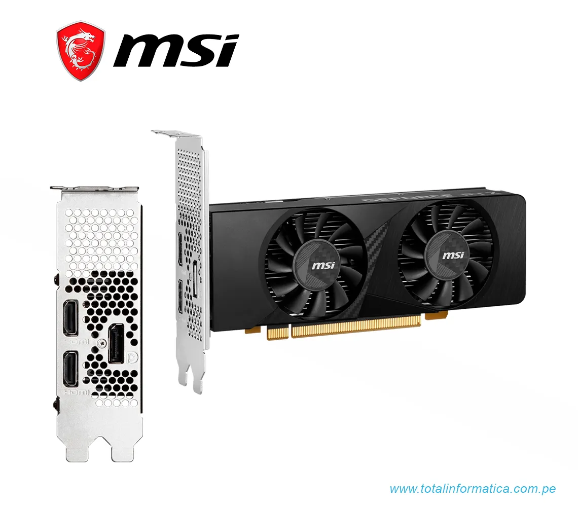 TARJETA GRAFICA MSI RTX 3050 LP 6G OC, 6GB GDRR6, PCI-E 4.0(GEFORCE RTX 3050 LP 6G OC) - imagen 3