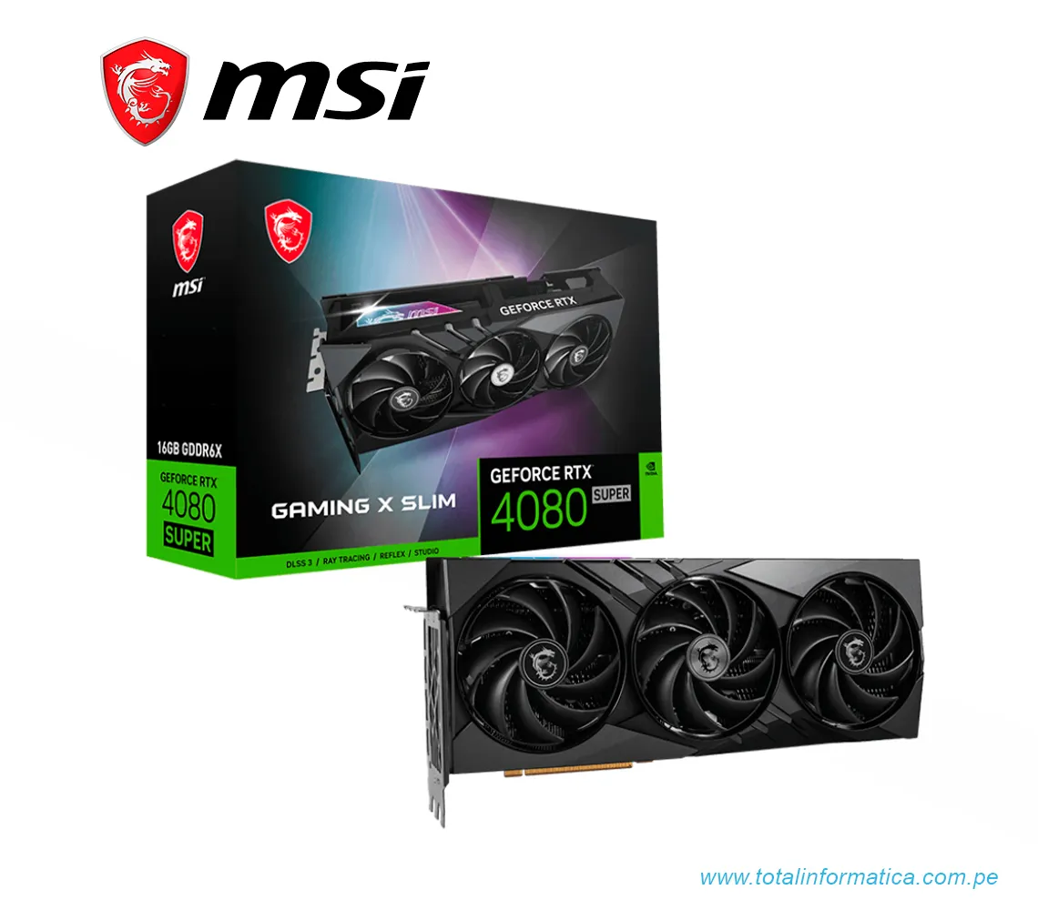 TARJETA GRAFICA MSI RTX 4080 SUPER 16G GAMING X SLIM, 16GB GDDR6X, PCI-E 4.0(RTX 4080 SUPER 16G GAMINGX SLI) - imagen 4