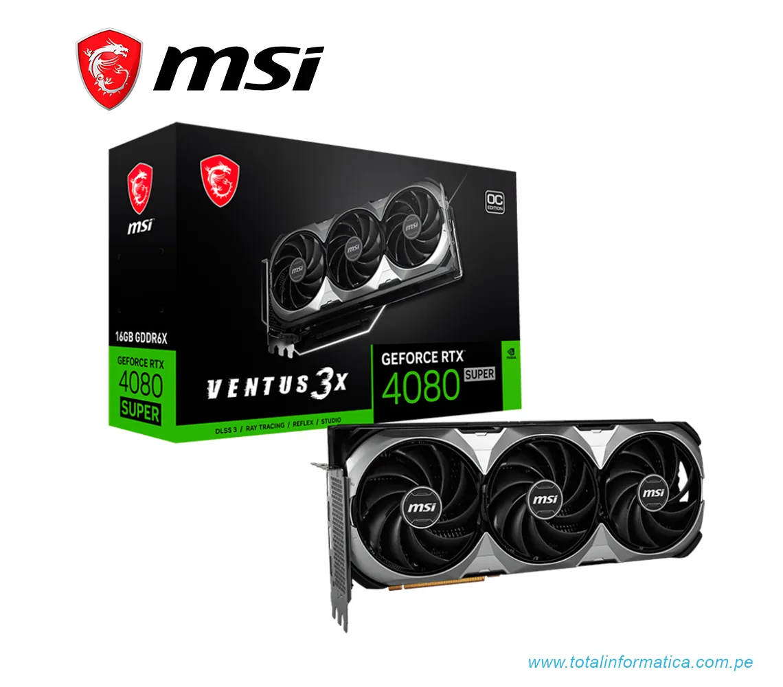 TARJETA GRAFICA MSI RTX 4080 SUPER 16G VENTUS 3X OC, 16GB GDDR6X, PCI-E 4.0 - imagen 4