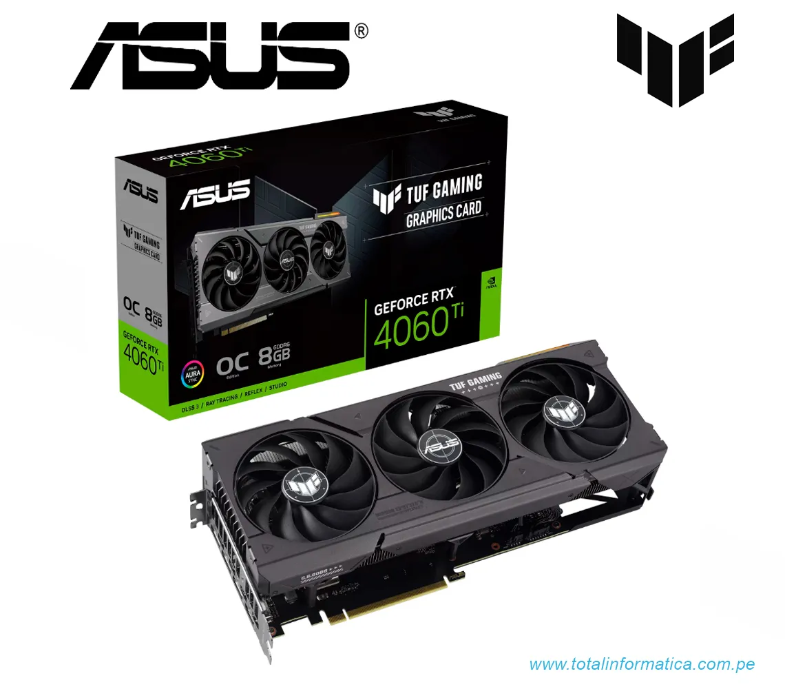 TARJETA GRAFICA ASUS TUF RTX 4060 TI OC EDITION, 8GB GDDR6, PCI-E 4.0(TUF-RTX4060TI-O8G-GAMING) - imagen 5