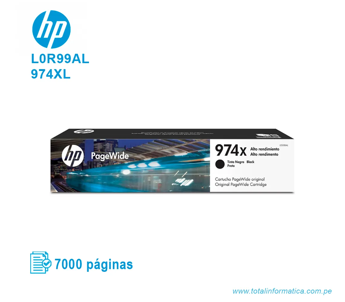 TINTA HP 974XL CYAN ( L0R99AL ) 7,000 PÁG - imagen 1