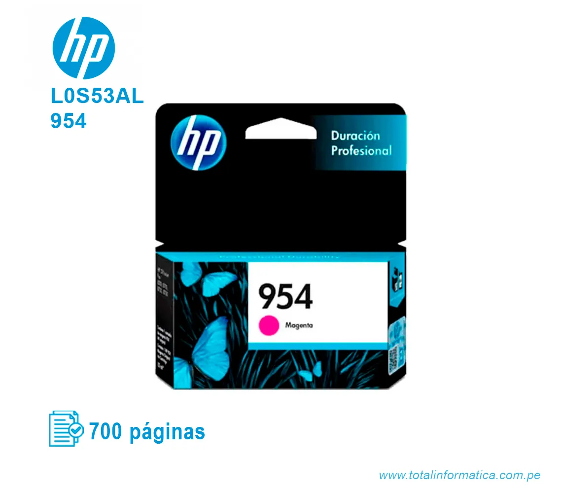 TINTA HP 954 MAGENTA ( L0S53AL ) 700 PÁG - imagen 1
