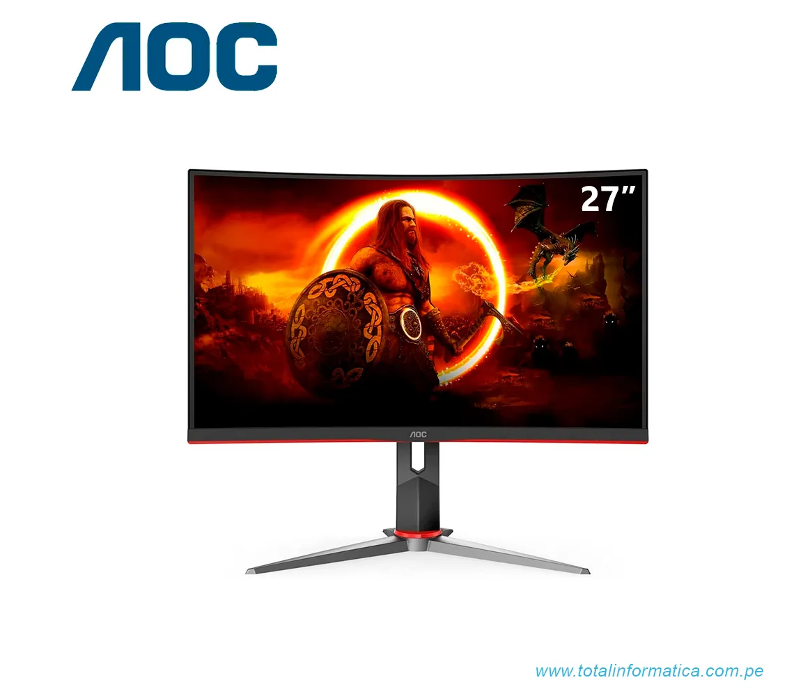 AOC MONITOR LED PARA JUEGOS AOC C27G2Z 27" CLASS FULL HD PANTALLA CURVA (685417131983) - imagen 1
