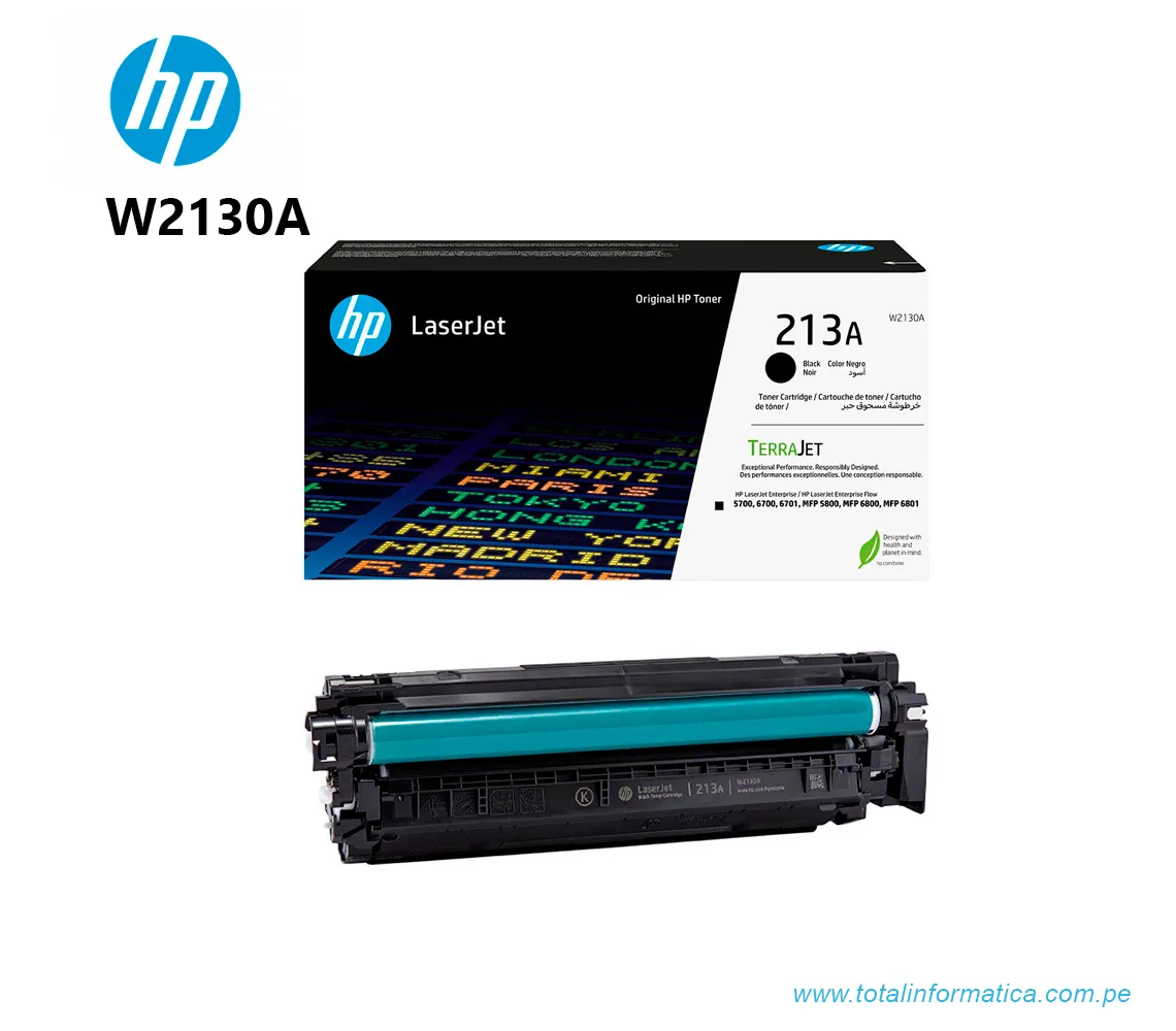 TONER HP W2130A (213A) LJ 5800  BLACK - imagen 2