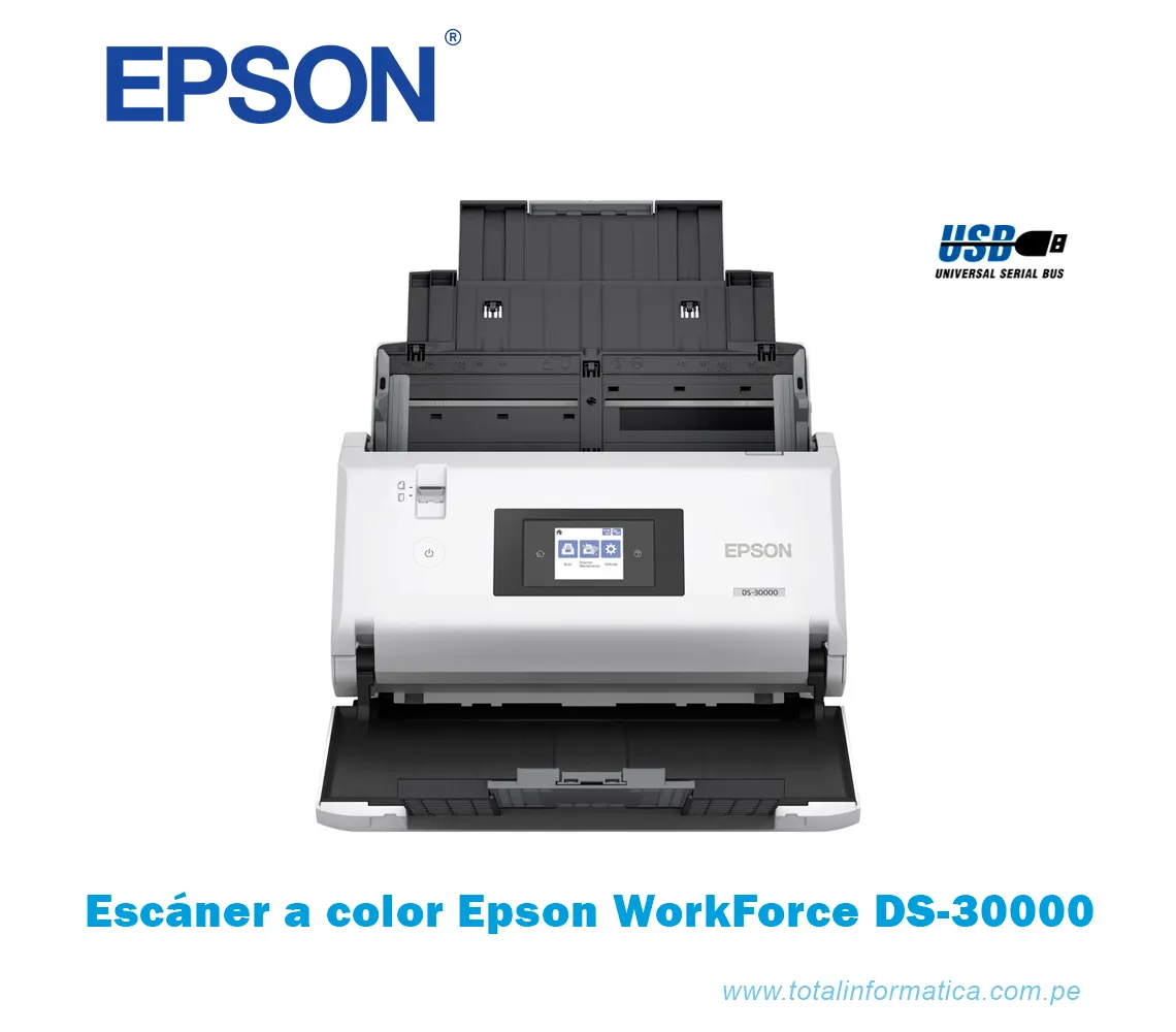 ESCANER EPSON WORKFORCE DS-30000, COLOR, A3, 1200DPI, 140IPM - imagen 3