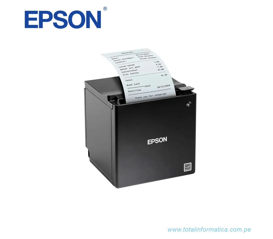 IMPRESORA TERMICA EPSON TM-M30II, TICKETS/TERMICA/BARRAS, USB/ETHERNET/BT - imagen 1