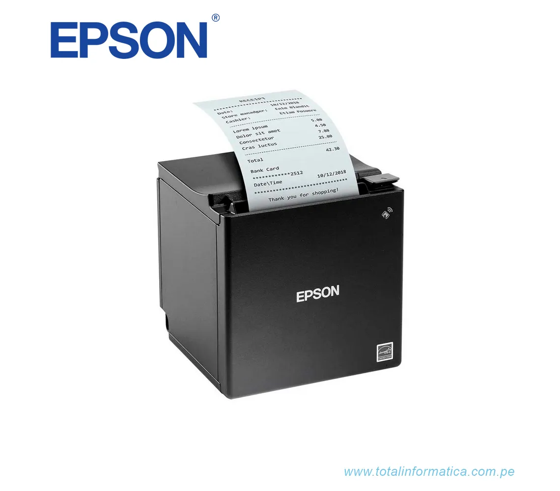 IMPRESORA TERMICA EPSON TM-M30II, TICKETS/TERMICA/BARRAS, USB/ETHERNET - imagen 1