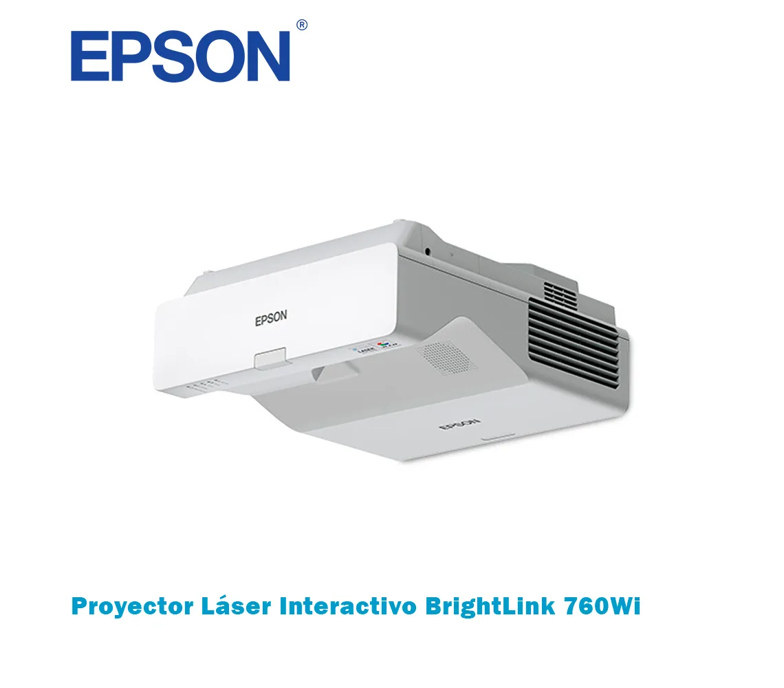 PROYECTOR EPSON LASER BRIGHTLINK 760WI, 4100 LUMENES  - imagen 1