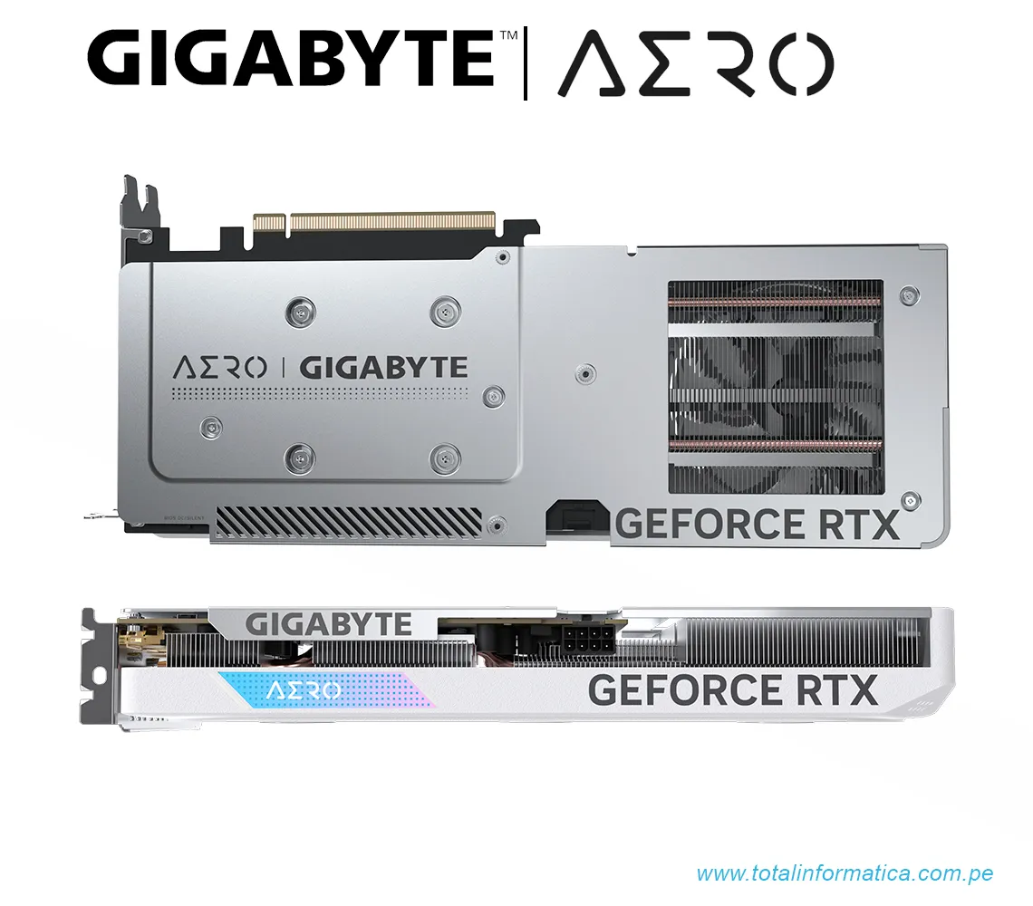 TARJETA GRAFICA GIGABYTE RTX 4060 AERO OC, 8GB GDDR6, PCI-E 4.0(GV-N4060AERO OC-8GD G10) - imagen 3