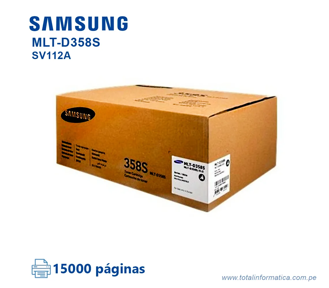 TONER SAMSUNG MLT-D358S SL-M5370, M4370  30000 PAG - imagen 1