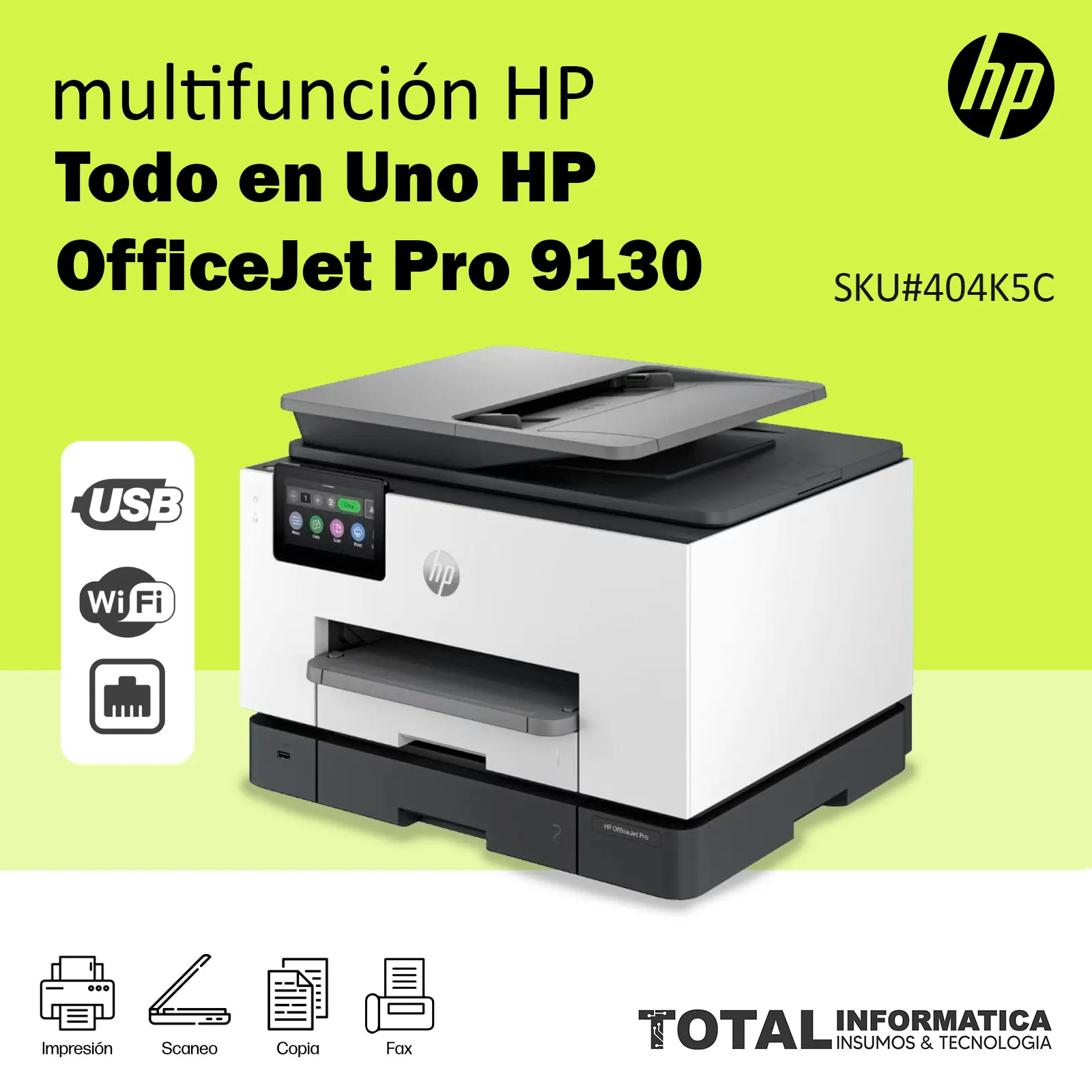 MULTIFUNCIONAL HP OFFICEJET PRO 9130 404K5C A4 - imagen 2