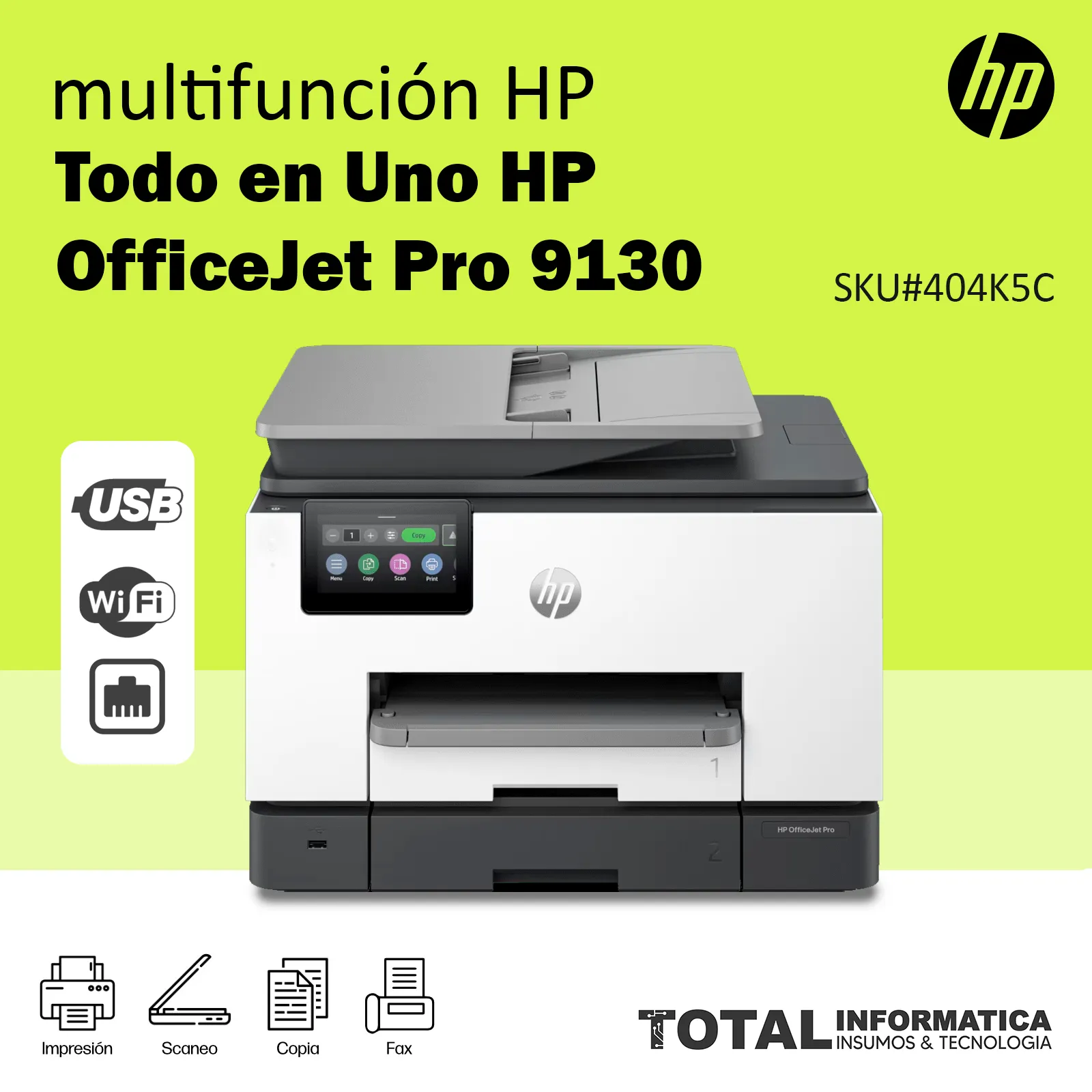 MULTIFUNCIONAL HP OFFICEJET PRO 9130 404K5C A4 - imagen 1