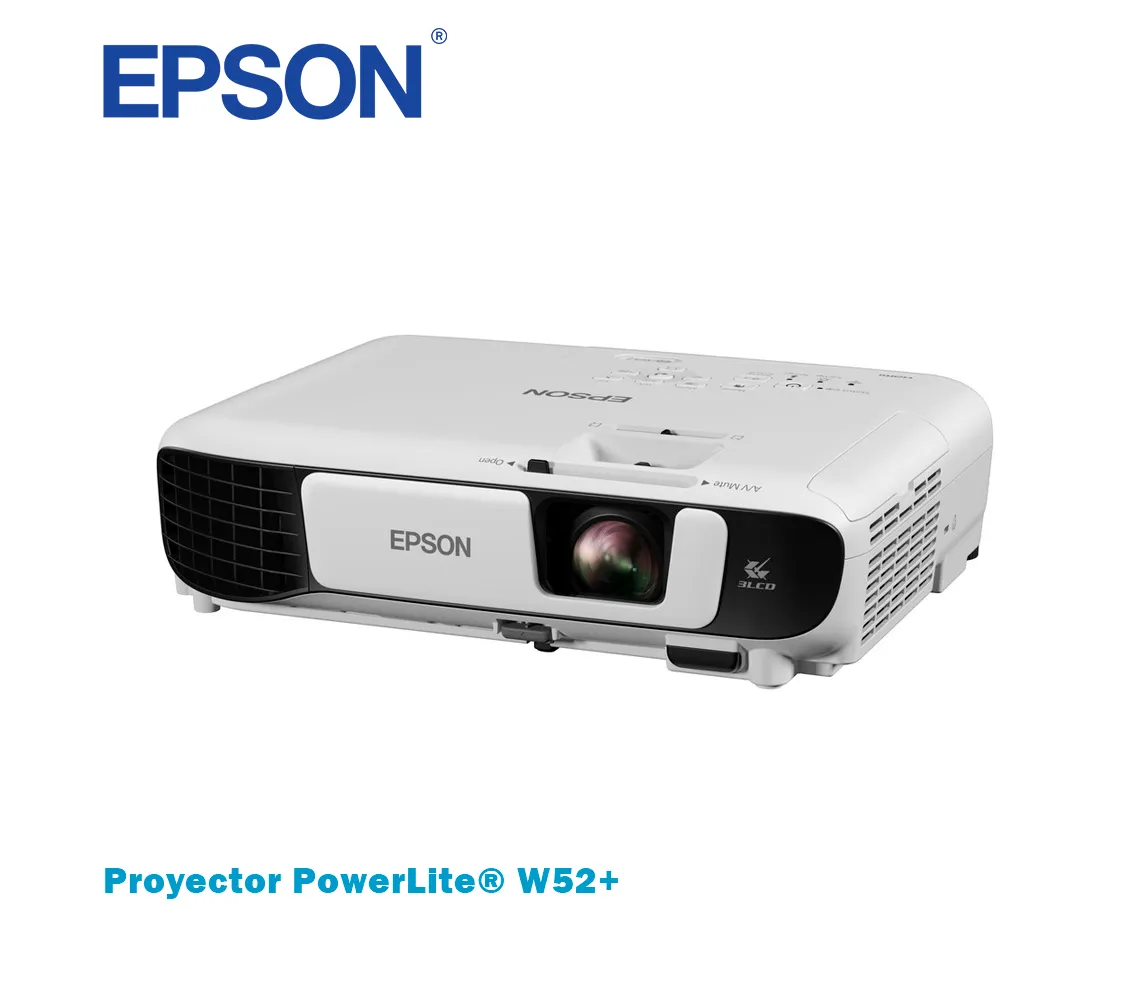 PROYECTOR LASER EPSON POWERLITE W52+, 4000 LUMENES, WXGA - imagen 1
