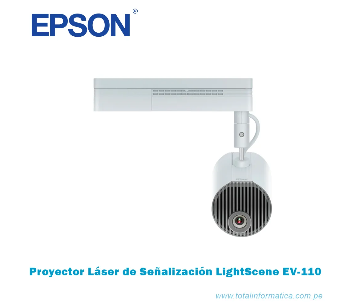PROYECTOR EPSON LASER DE SEÑALIZACIÓN LIGHTSCENE EV-110, 2200 LUMENES - imagen 1