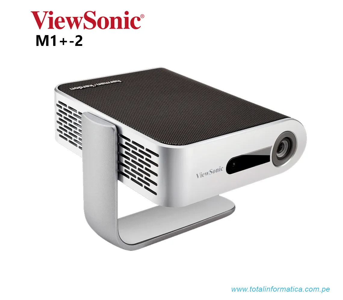 PROYECTOR VIEWSONIC M1+-2 PORTABLE WIFI, WVGA, 300 LUMENES, 854 x 480 - imagen 4