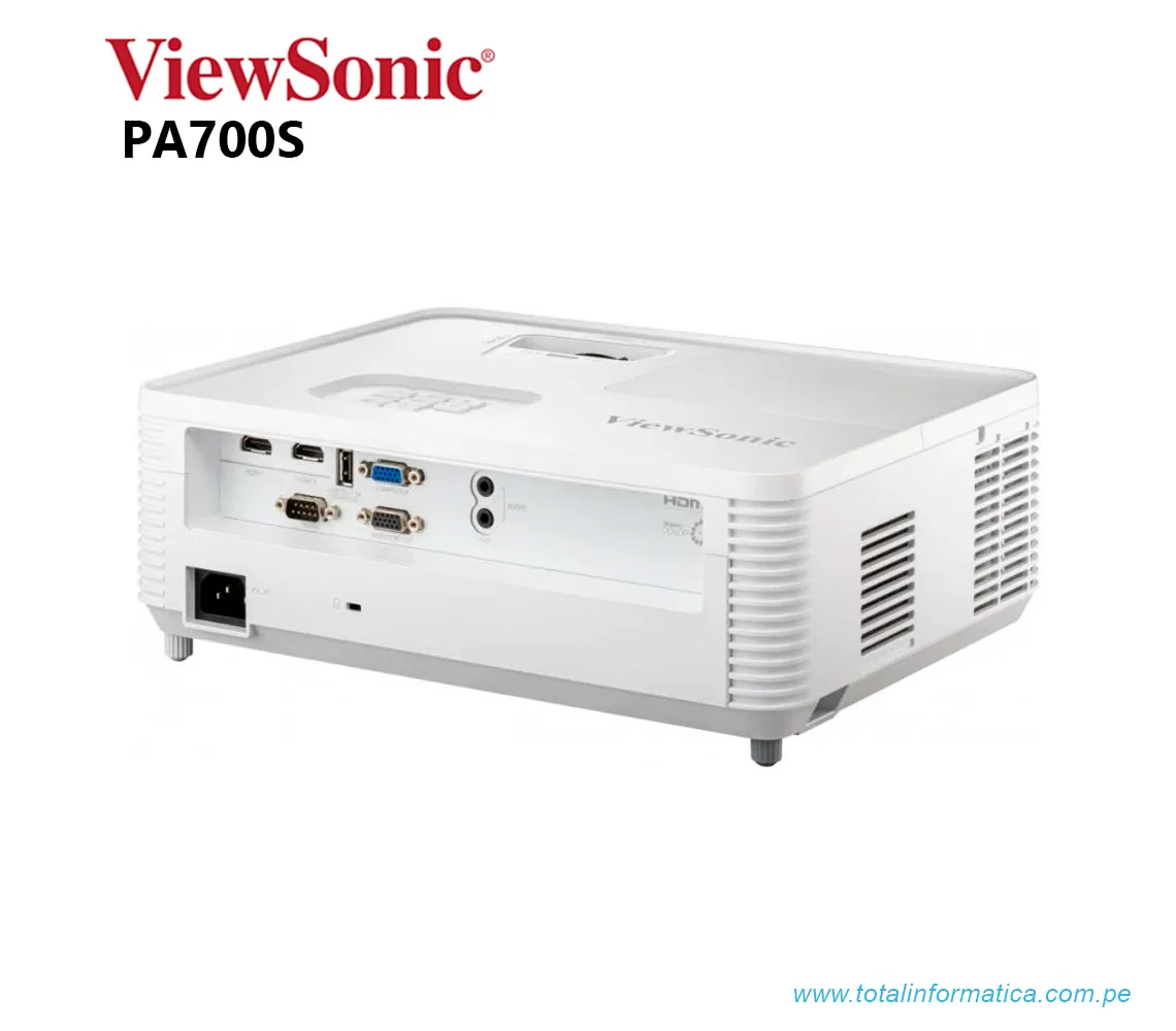 PROYECTOR DLP VIEWSONIC PA700S, 4500 LUMENES, SVGA, 800x600, VGA - imagen 4