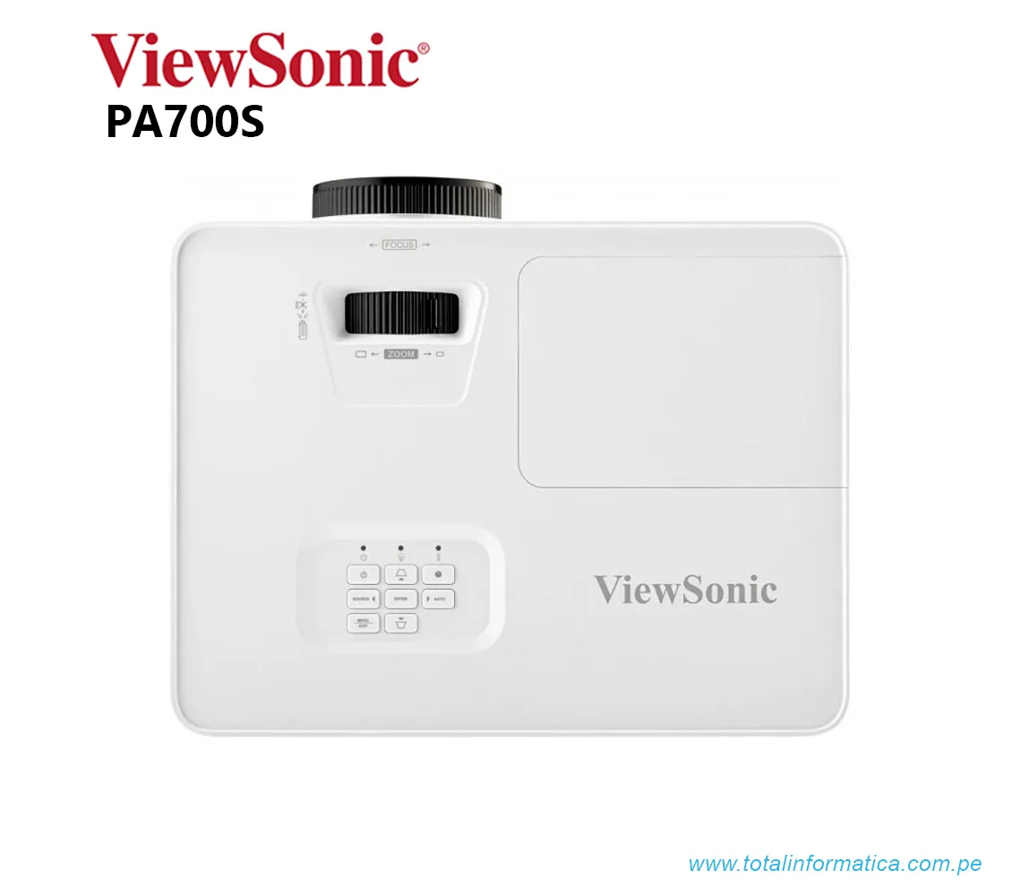 PROYECTOR DLP VIEWSONIC PA700S, 4500 LUMENES, SVGA, 800x600, VGA - imagen 3