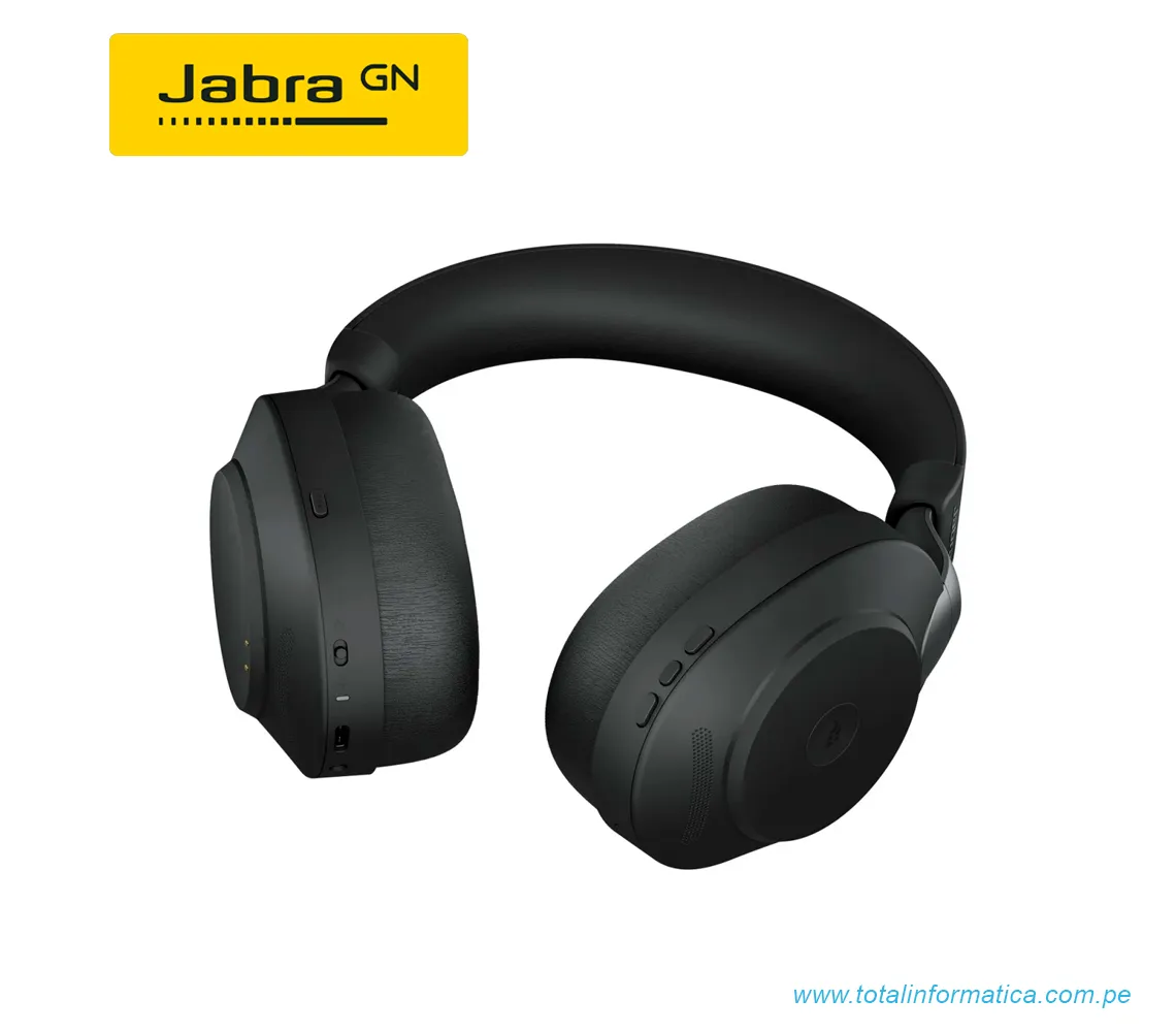 AUDIFONOS CON MICROFONO JABRA EVOLVE2 85 STEREO, INALAMBRICO, USB-A/BLUETOOTH, NEGRO(28599-999-999)  - imagen 2