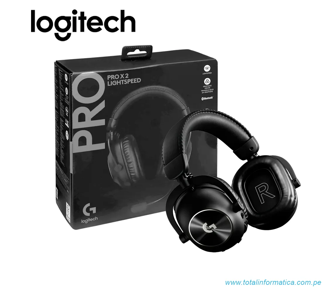 AUDIFONOS CON MICROFONO LOGITECH G PRO X 2 LIGHTSPEED, INALAMBRICO/BLUETOOTH/3.5MM, NEGRO((981-001262) - imagen 4