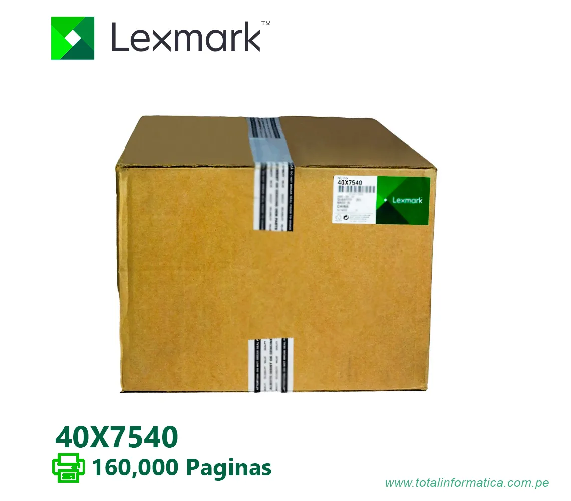 KIT DE MANTENIMINETO LEXMARK 40X7540  160,000PG - imagen 1