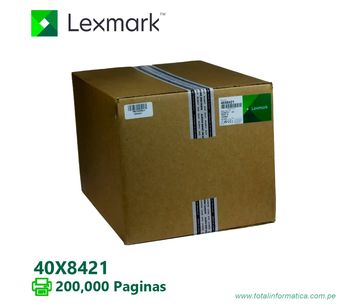 KIT DE MANTENIMIENTO LEXMARK 40X8421  200,000PG - imagen 1