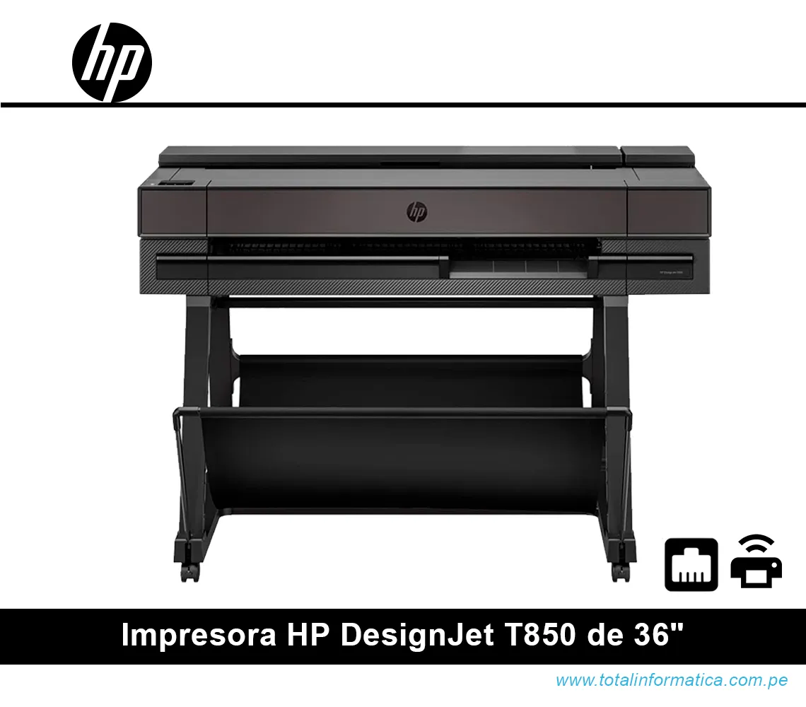 IMPRESORA PLOTTER HP DESIGNJET T850 DE 36", 2Y9H0A, A4-A0 - imagen 1