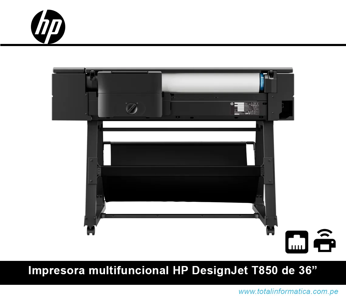 IMPRESORA MULTIFUNCIONAL PLOTTER HP DESIGNJET T850 DE 36", 2Y9H2A, A4-A0 - imagen 3