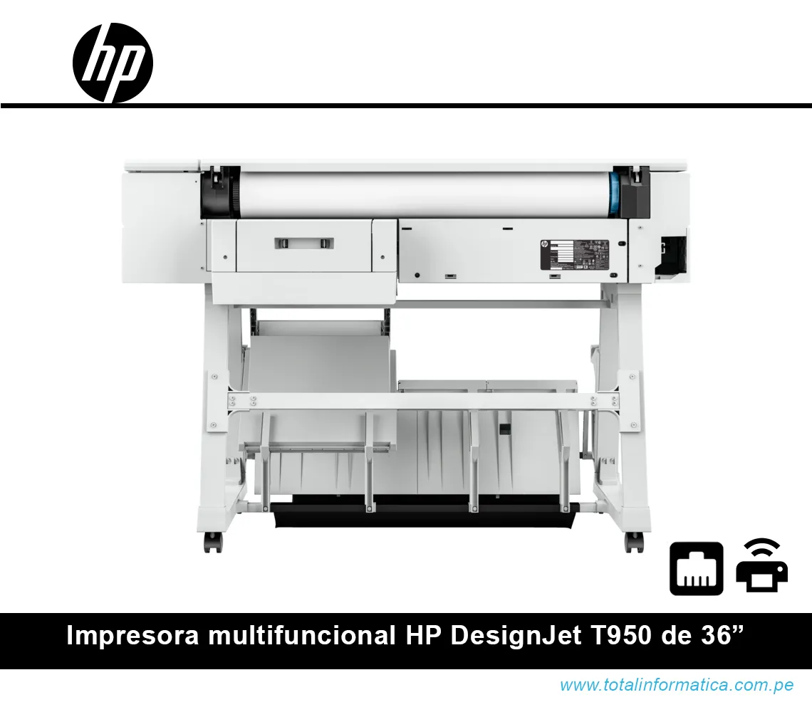 IMPRESORA MULTIFUNCIONAL PLOTTER HP DESIGNJET T950 DE 36", 2Y9H3A, A4-A0 - imagen 3