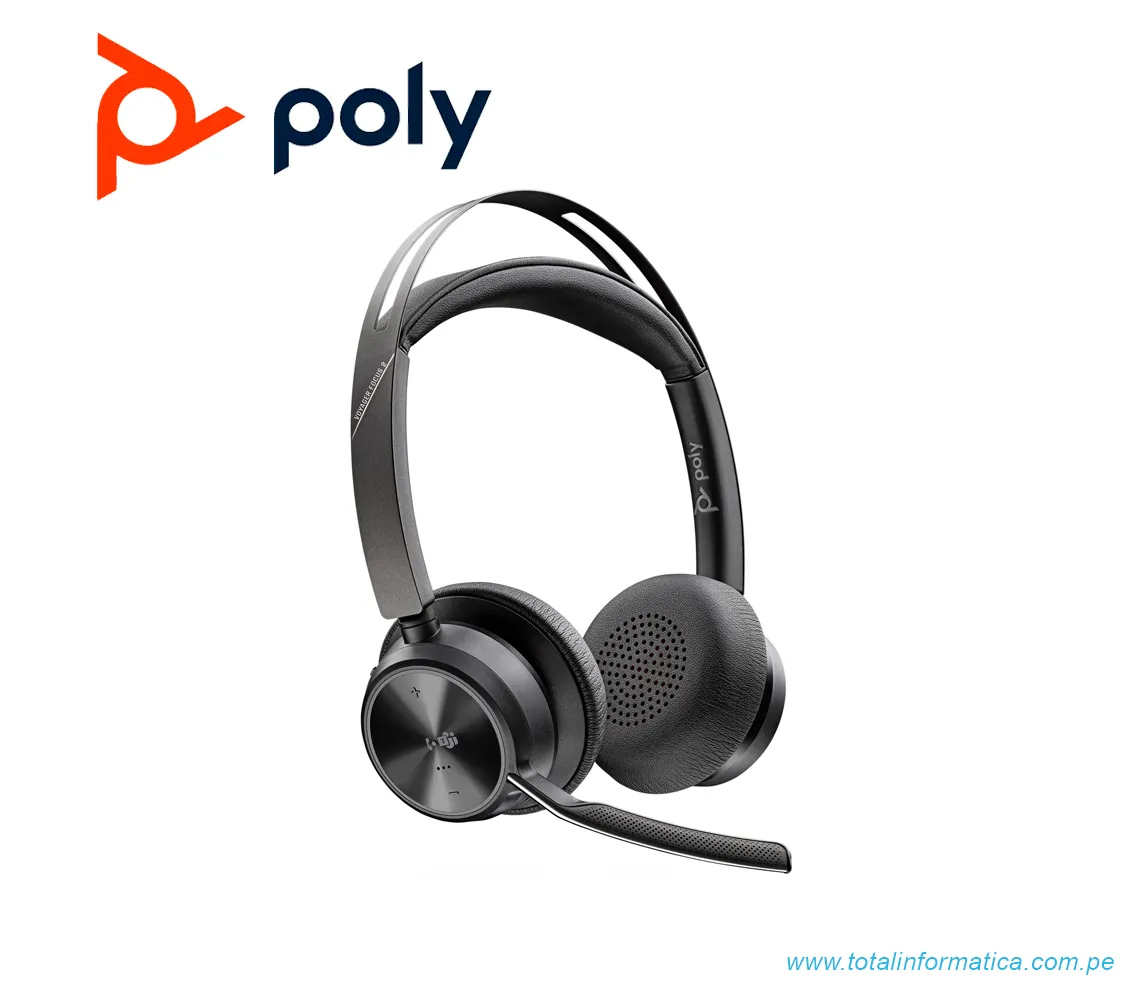AURICULARES POLY VFOCUS2-M INALAMBRICO/BLUETOOTH, USB-A, NEGRO - imagen 2
