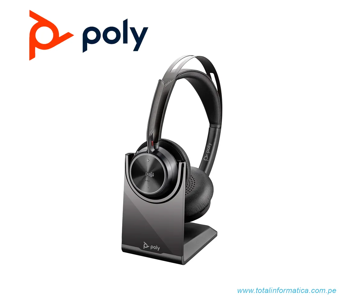AURICULARES POLY VFOCUS2-M INALAMBRICO/BLUETOOTH, USB-A, NEGRO - imagen 1